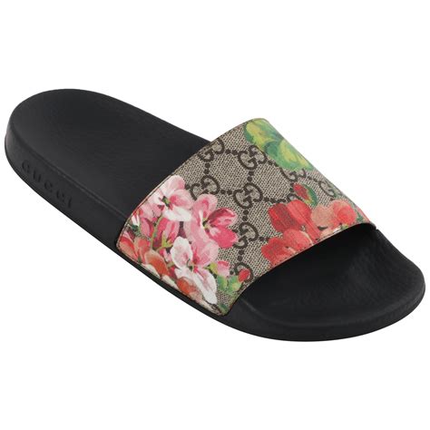 gucci bloom supreme espadrilles|GG Blooms Supreme Slide Sandal in Floral .